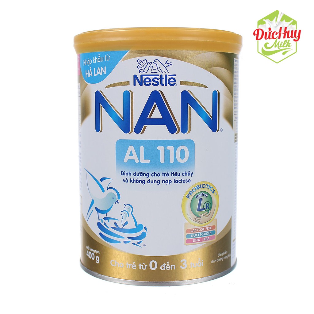 Sữa bột Nestle Nan AL110 400g (0 - 3 tuổi)_Duchuymilk