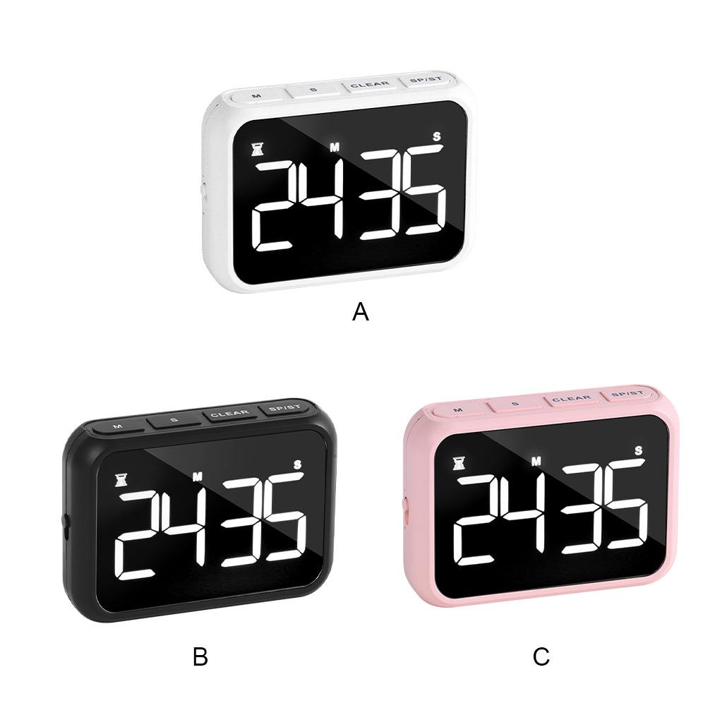 Đồng Hồ Điện Tử Đếm Ngược Thời Gian Nấu Ăn Có Đèn LED Và Cổng Sạc USB