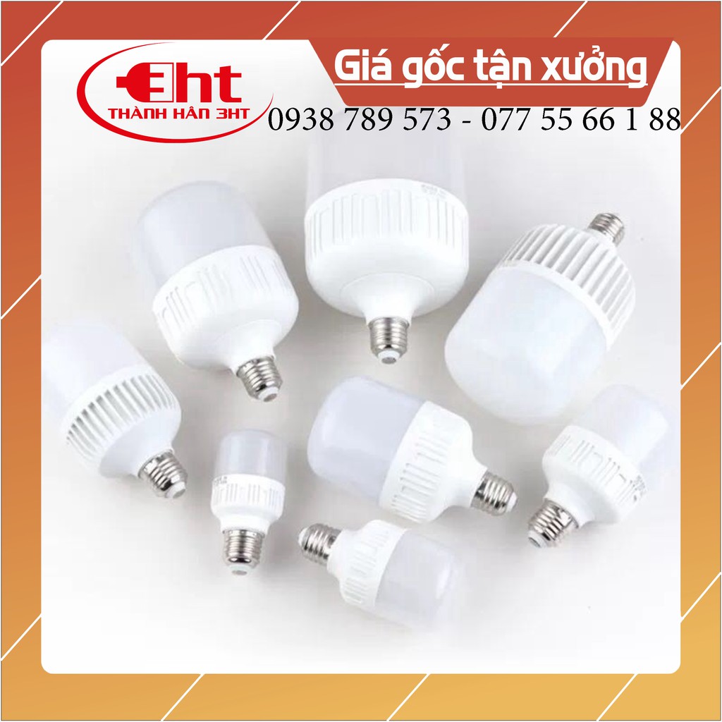 Bóng đèn Led trụ 5W-10W-15W-20W-30W-40W siêu sáng, tiết kiệm điện  E27 -3HT | BigBuy360 - bigbuy360.vn
