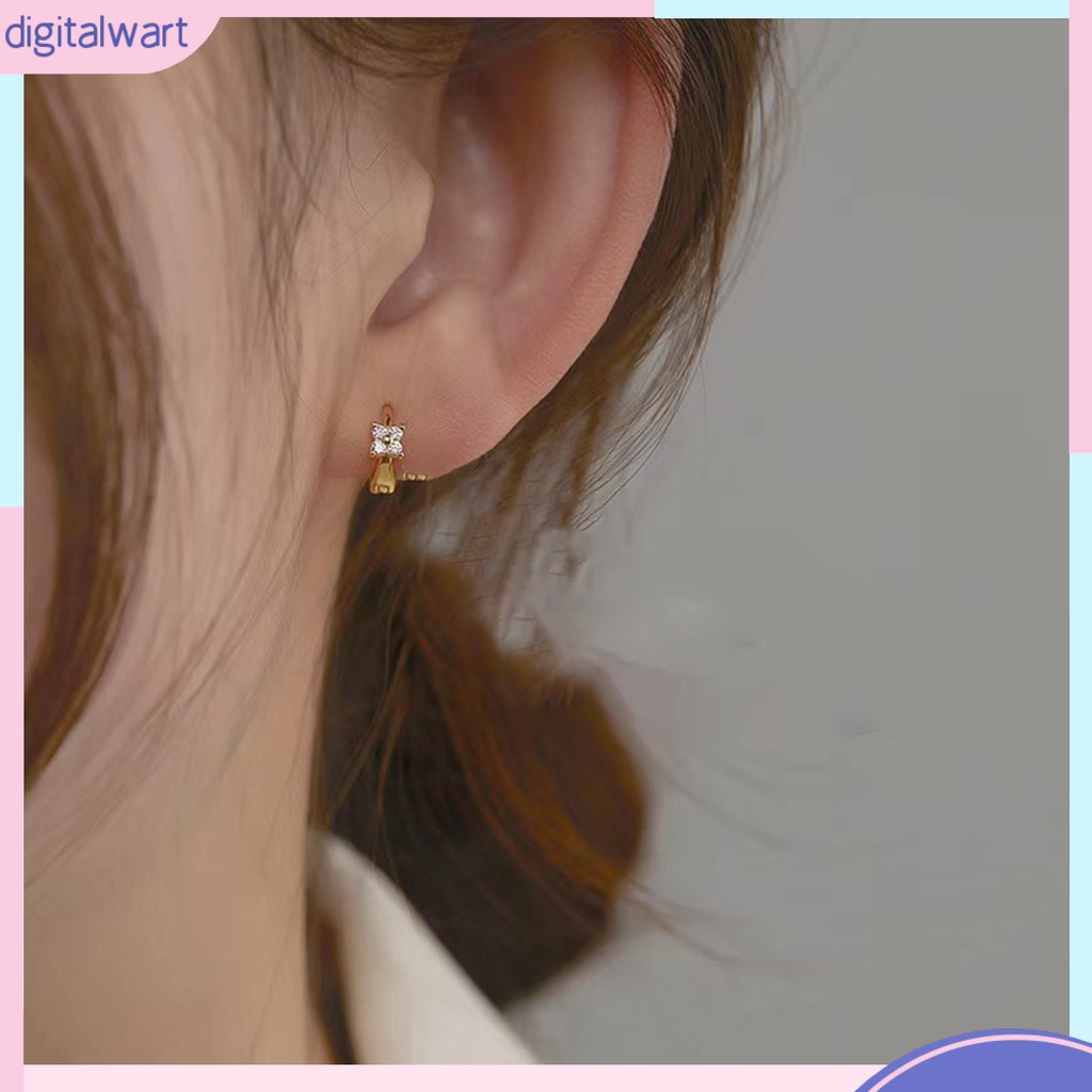 Bông tai đính đá thanh lịch cho nữ