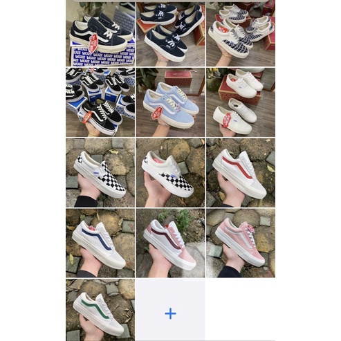 Full bill box+ quà tặng🎁Tổng hợp giày Vans các loại caro,oldskool,fog,..