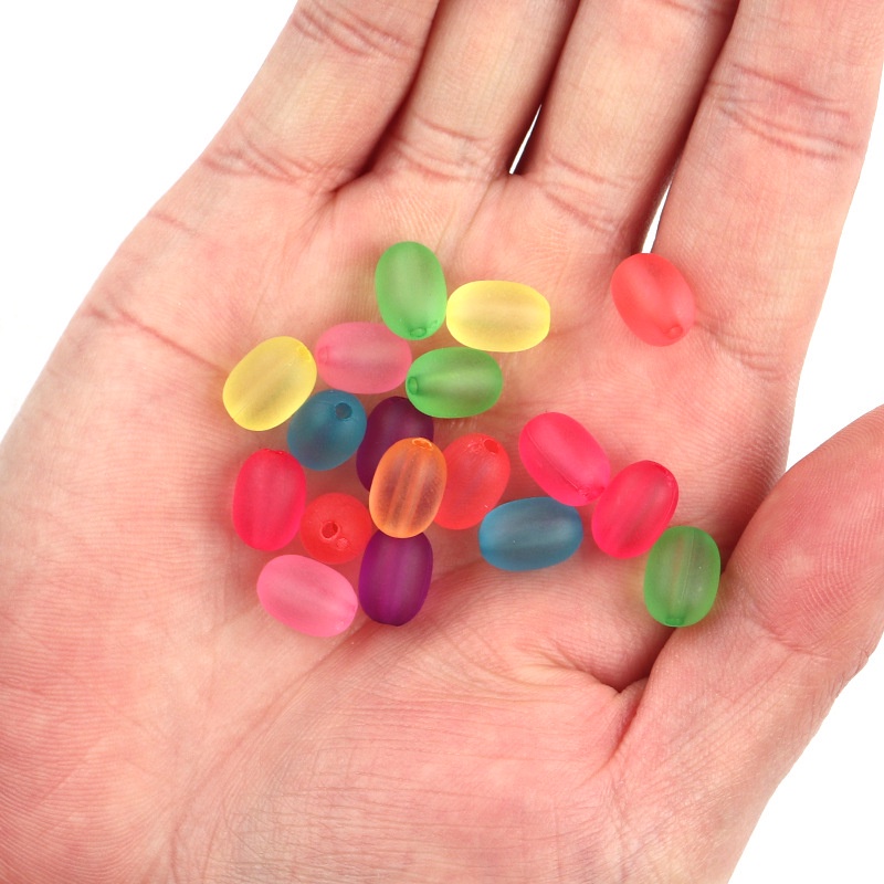 Hạt nhựa làm đồ trang sức kích thước 8mm / 10mm xinh xắn