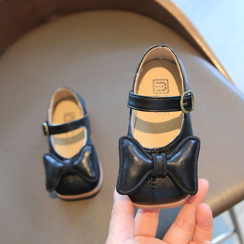 Giày Tập Đi Cho Bé, Giày Búp Bê Đính Nơ Bé Gái Mã V 951