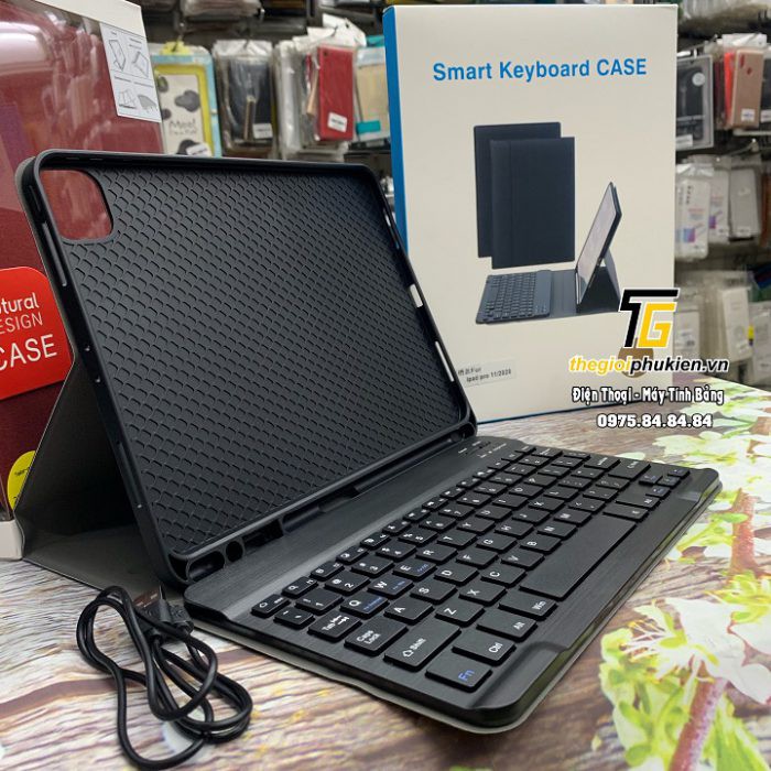 Bao da kèm bàn phím Bluetooth iPad Pro 11 2020 Smart Keyboard