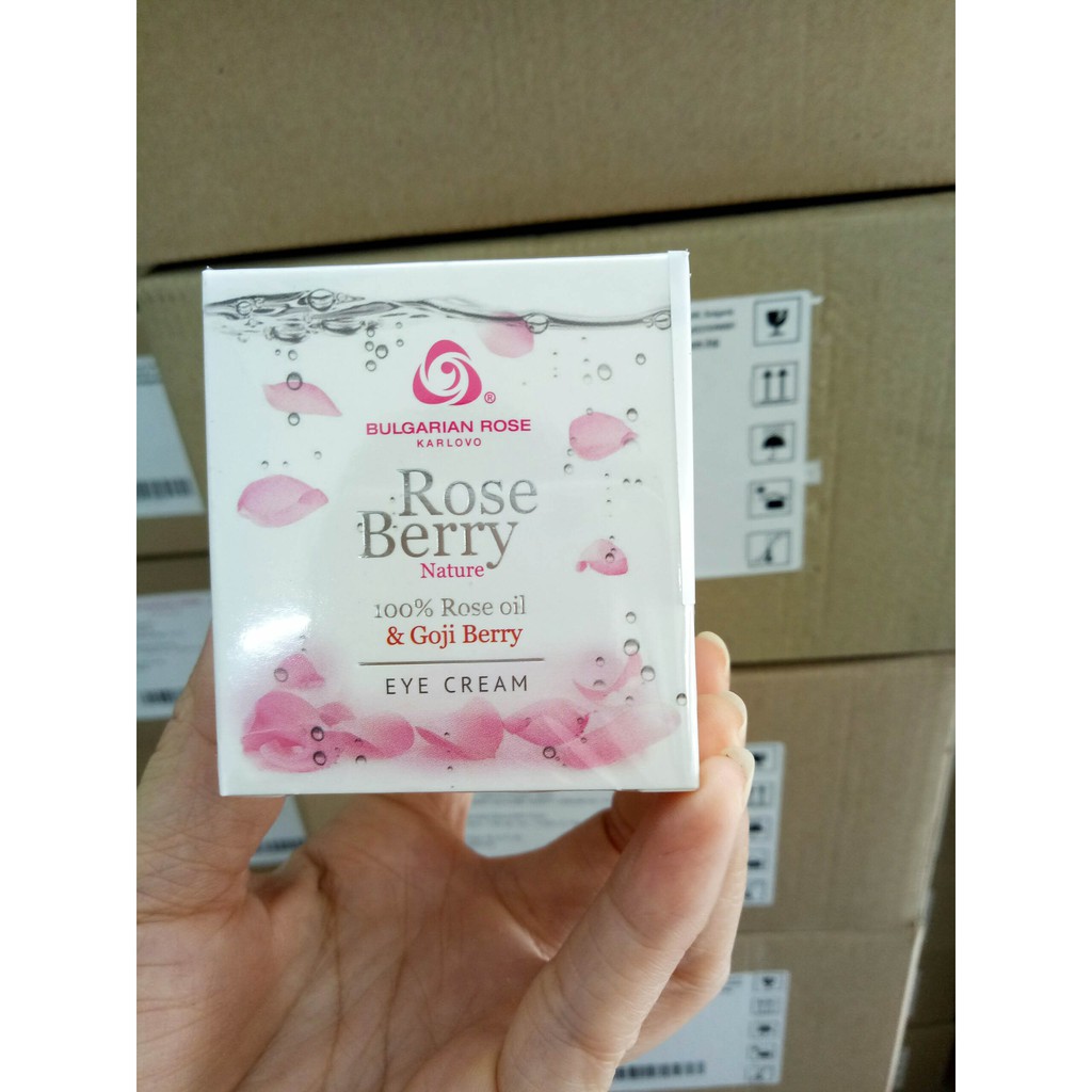 Kem dưỡng mắt chống lão hóa  chiết xuất từ hoa hồng và Q10 15ml - Bulgarian Rose Karlovo | BigBuy360 - bigbuy360.vn