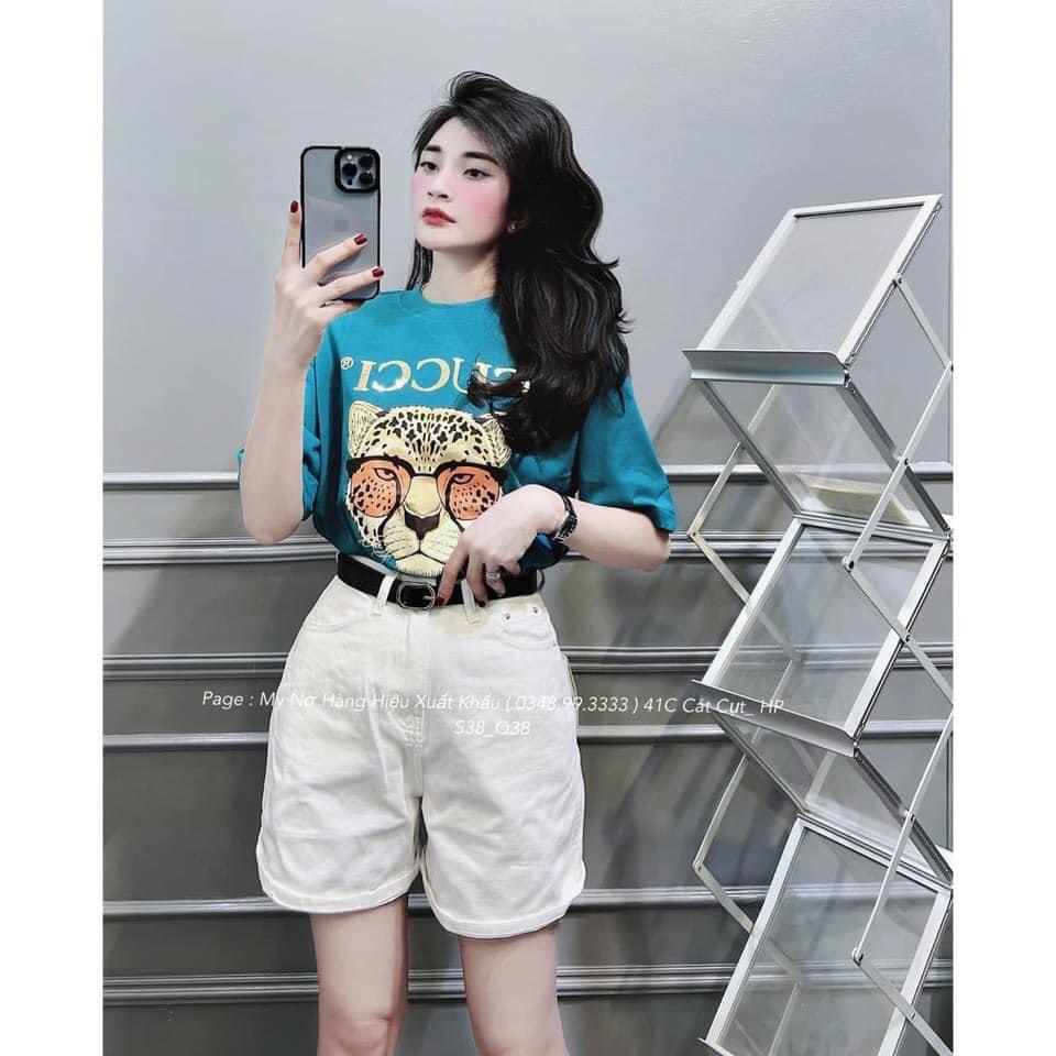 Bộ hổ xanh đeo kính quần short đùi HN10123