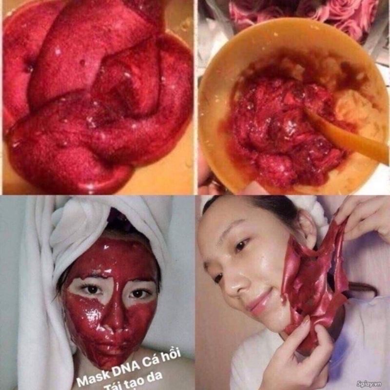 Gói 1000gr Mặt Nạ Dẻo DNA Cá Hồi Handmade