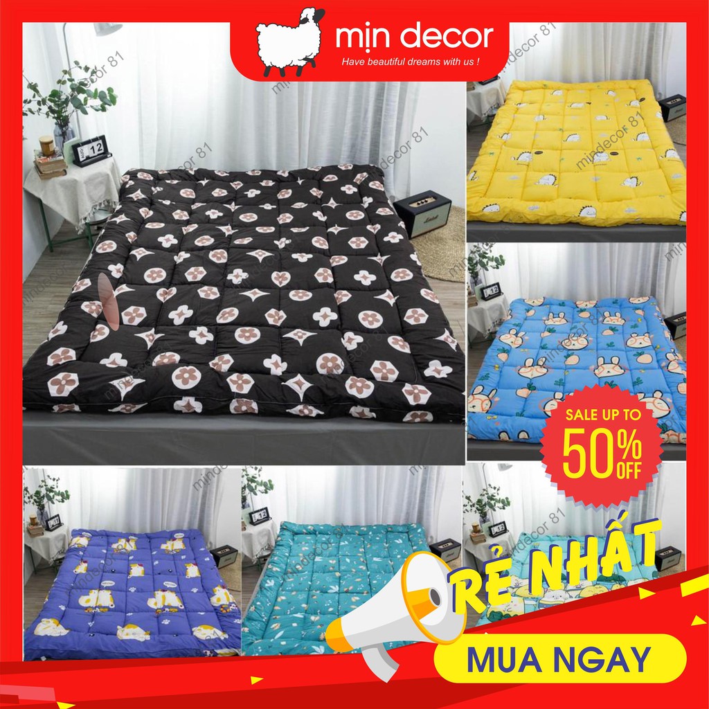 Tấm Topper ⚡FREESHIP⚡ Topper Hoa LV&lt;br&gt; Nệm Cao Cấp - Thiết Kế Mịn Décor