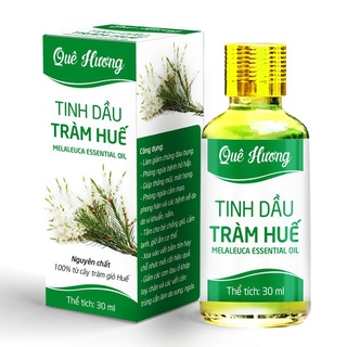 Tinh dầu tràm Huế 30ml⚡nấu thủ công từ lá tràm 100% nguyên chất⚡không dùng dầu công nghiệp