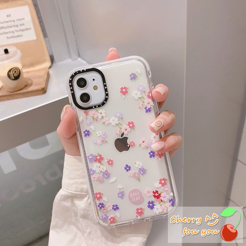 Ốp điện thoại mềm trong suốt họa tiết hoa mùa hè cho Iphone 11 Pro Max X Xs Max XR 6s 8 7 Plus