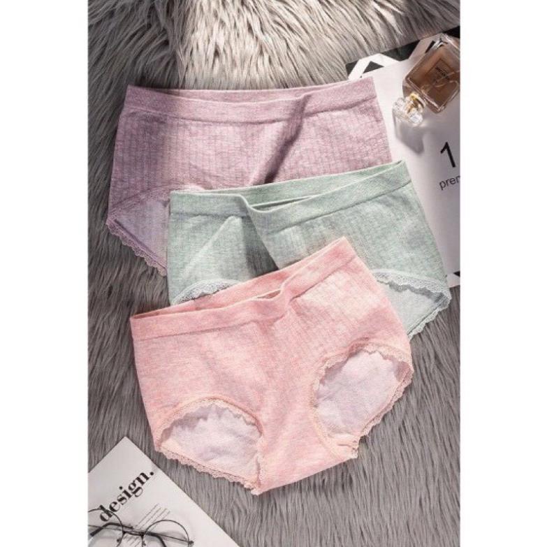 Hộp 5 Quần Lót Cotton Kháng Khuẩn Muối Tiêu - LADY