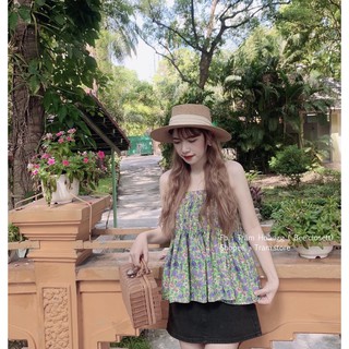 Áo chun ngực dáng xoè siêu xinh