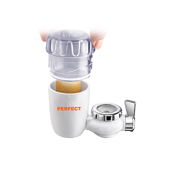 Thiết bị lọc nước tại vòi Perfect PF-TWP79 thế hệ mới | TẶNG: 1 Lõi lọc Perfect thay thé &amp; 1 Ổ khóa chống trộm