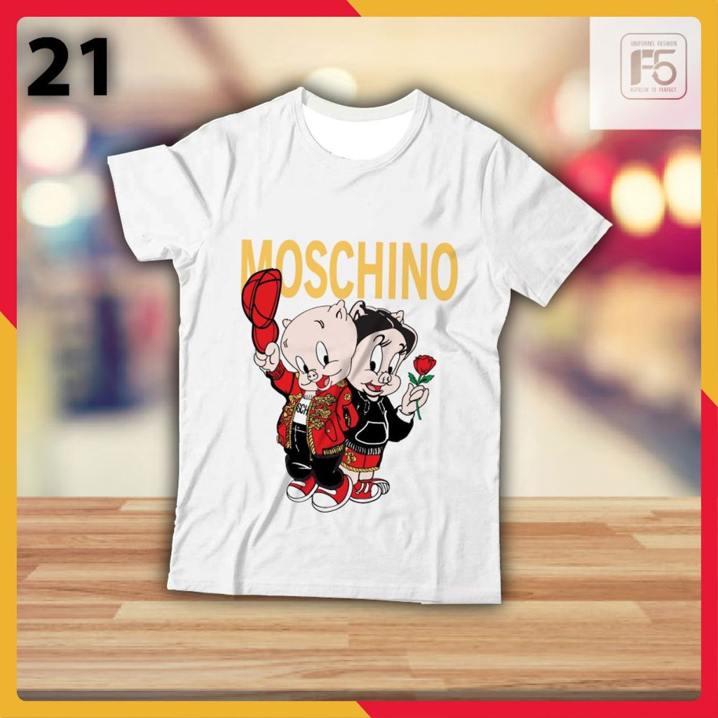 Áo Phông Áo Thun Đẹp Giá Rẻ - Hình in Độc - Đẹp - Moschino