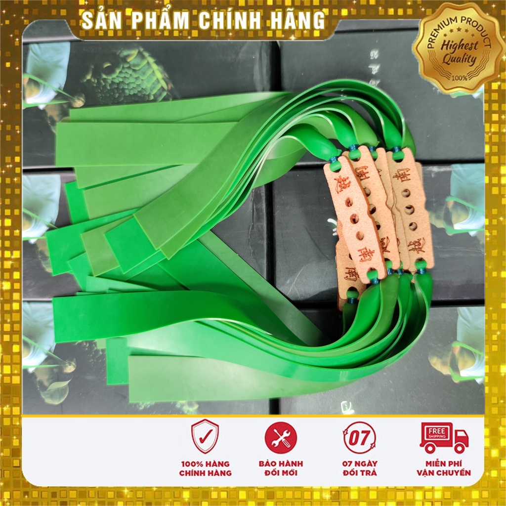 1 bộ thun Quỷ Xanh 0.65 buộc sẵn thủ công chất lượng cao