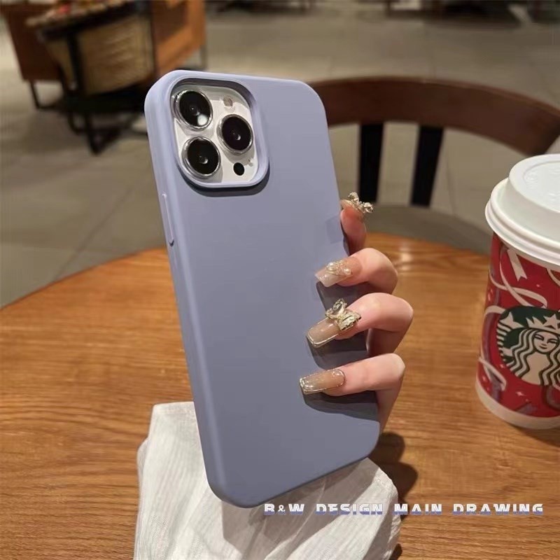 Ốp Điện Thoại Silicon Mềm Chống Sốc Chống Trượt Hình Hoa Oải Hương Cho iPhone 13 Pro Max IX XS Max XR iPhone 12 11 Pro Max 6 7 8 Plus