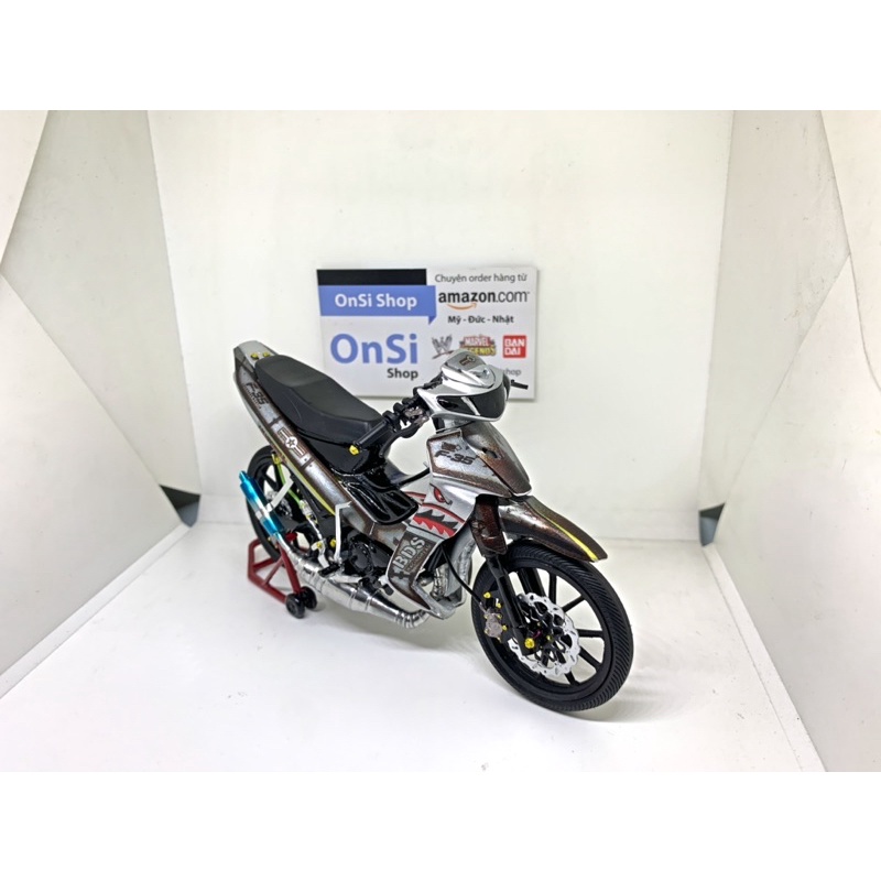 MÔ HÌNH YAZ 125cc  XE MOTOR ĐỘ F-35 TỈ LỆ 1/12