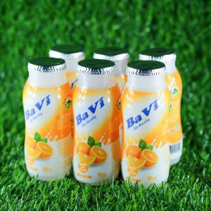 Sữa Chua Uống Thanh Trùng( Vị dâu, vị Cam) Ba Vì - Chai 95ml/48 chai/thùng (Sản phẩm mới của Công ty CP sữa Ba Vì)