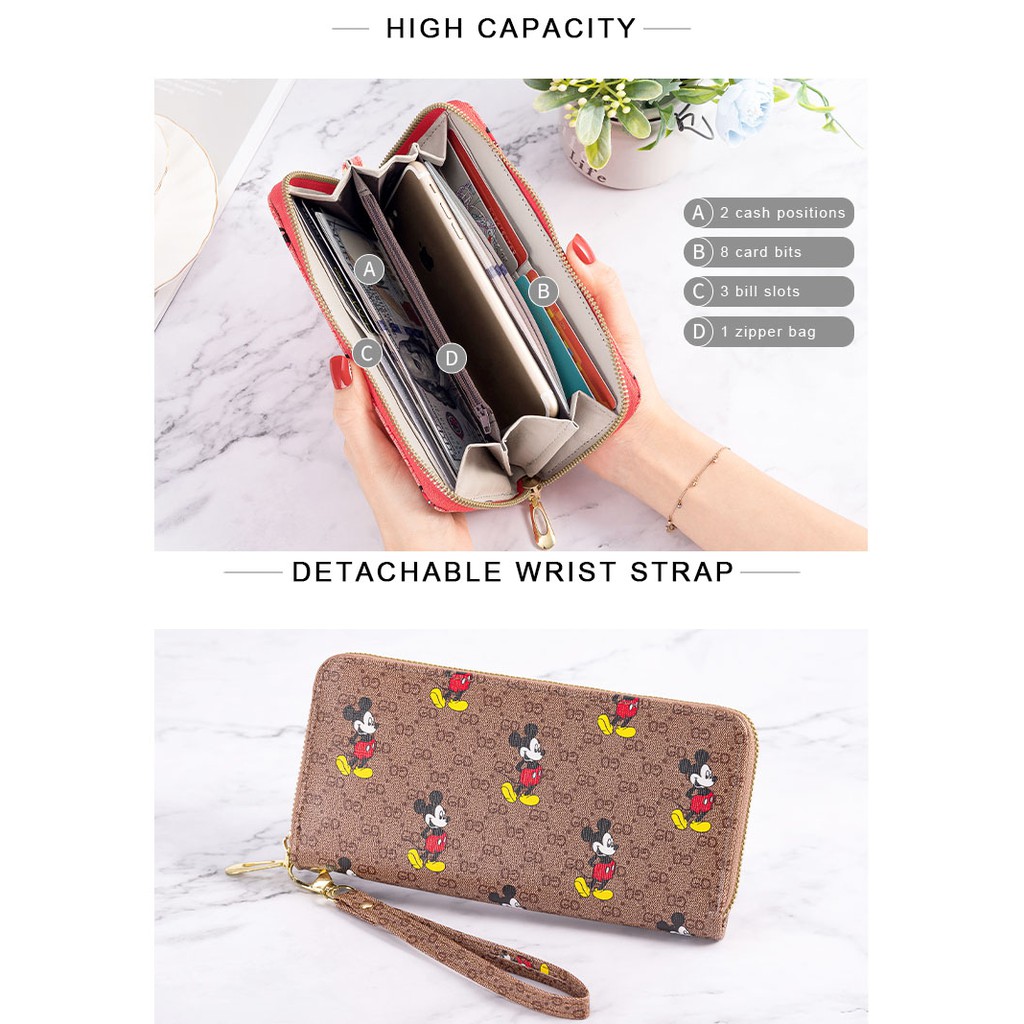 Ví dài nhiều ngăn đựng thẻ sức chứa lớn cho nữ PERFECT FOR YOU