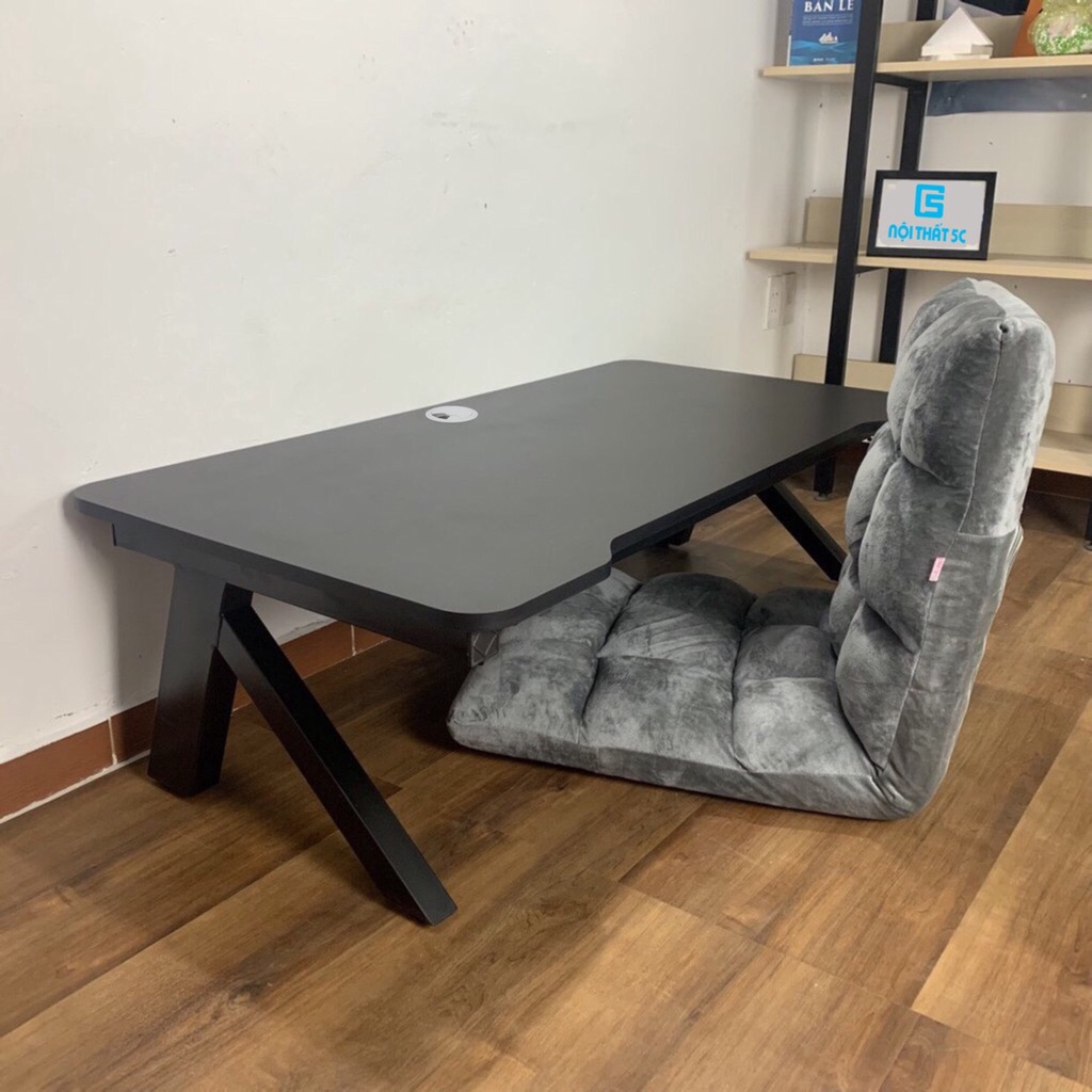 Bàn Gaming gấp gọn chân chữ K thiết kế đặc biệt, bàn học tập làm việc để máy tính đa năng tiện dụng