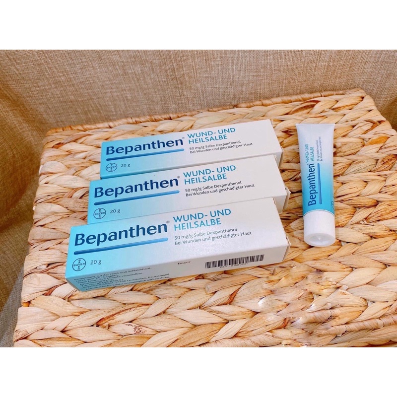 Kem bôi hăm cho trẻ em - Bepanthen Balm( dưỡng ẩm, làm lành các vết hăm đỏ)