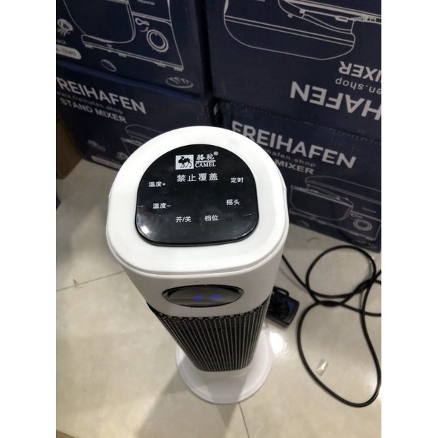 Máy sưởi gốm có điều khiển PTC 2000W thương hiệu Camel - Quạt sưởi PTC 2 chiều có điều khiển từ xa tiện lợi
