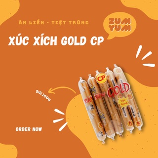 Xúc xích gold tiệt trùng cp ăn liền gói 200g