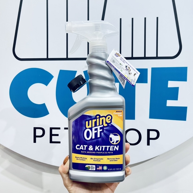Xịt khử mùi và vết ố do nước tiểu gây ra URINE OFF