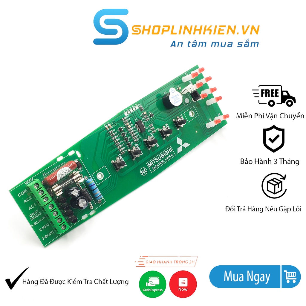 Mạch Quạt  Mitsubishi LV16RT LV16RR LV16RS LV16RV hàn sẵn Jack DOMINO - ShopLinhKienM2M