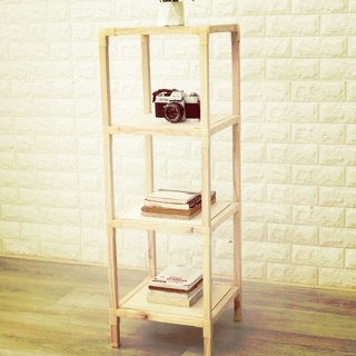 [giá huỷ diệt-xả kho] kệ gỗ 4 tầng cao cấp size to 39cm