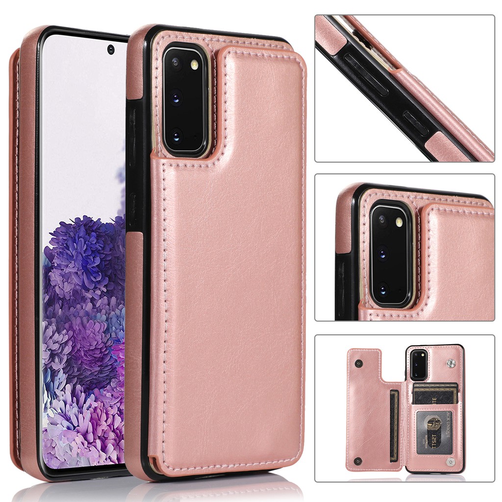 Bao da nắp gập kèm ví + giá đỡ cho SAMSUNG GALAXYS10LITE NOTE 10 LITE A91 A81 A71 A51 A50 A30S A50S A70 A70S | BigBuy360 - bigbuy360.vn