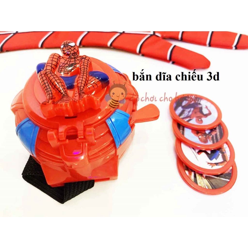 găng tay người nhện bắn đĩa (chiếu hình 3D)