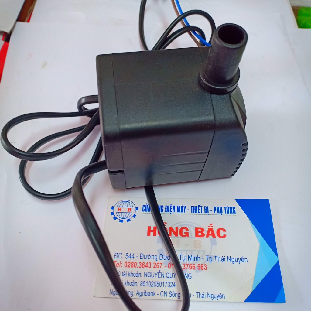 Bơm nước quạt điều hòa 16W 220V Hmax 1.6m 900Lh