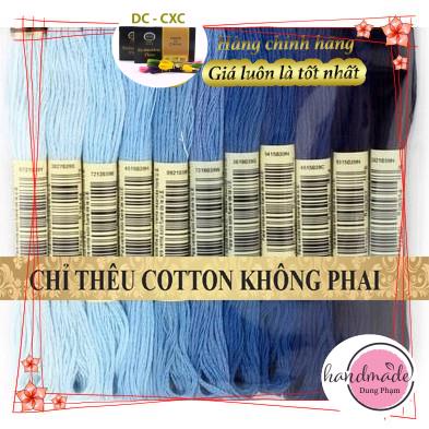 SET 11 TÉP CHỈ THÊU - MÀU NHƯ HÌNH - Chỉ thêu COTTON CXC  / MS 24