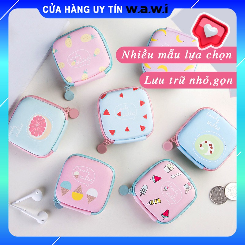 [LƯU TRỮ] Túi lưu trữ cá nhân mini, phụ kiện thẻ nhớ, tai nghe, dây sạc, trang sức