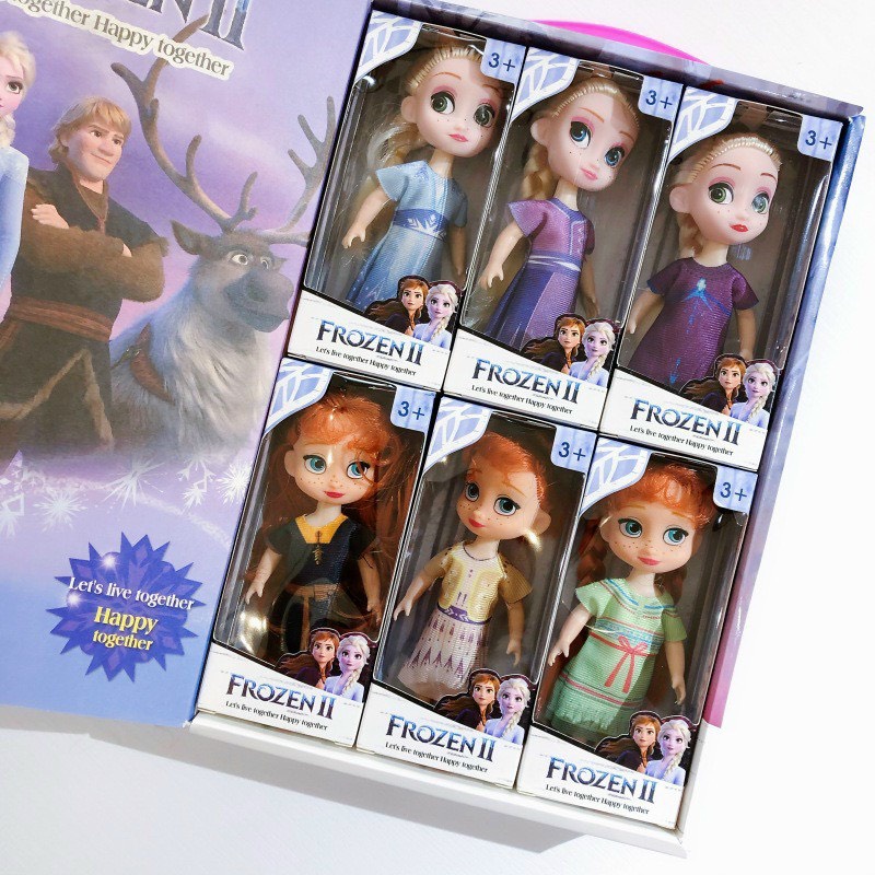 Set 6 búp bê FROZEN from DISNEY dễ thương cho bé