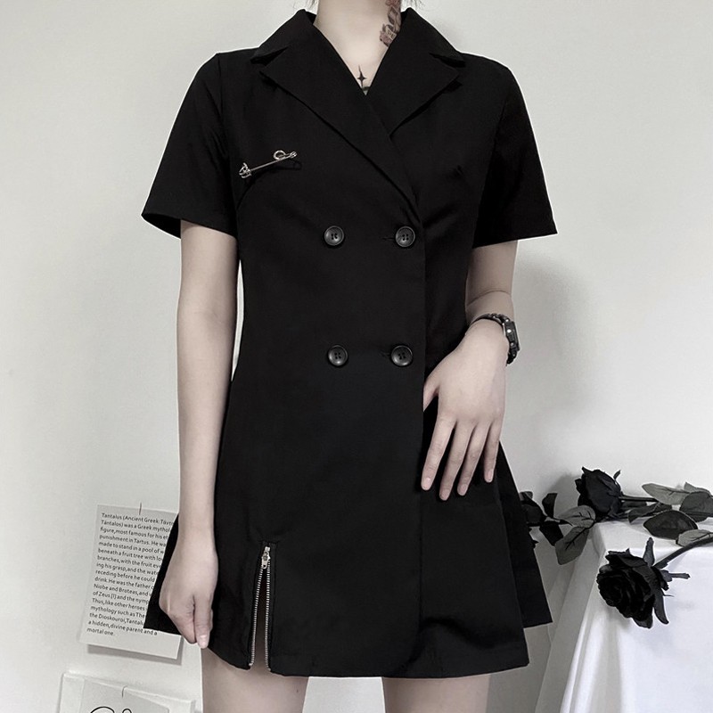 SET VÁY CỔ VEST KÈM DÂY LƯNG CÁ TÍNH