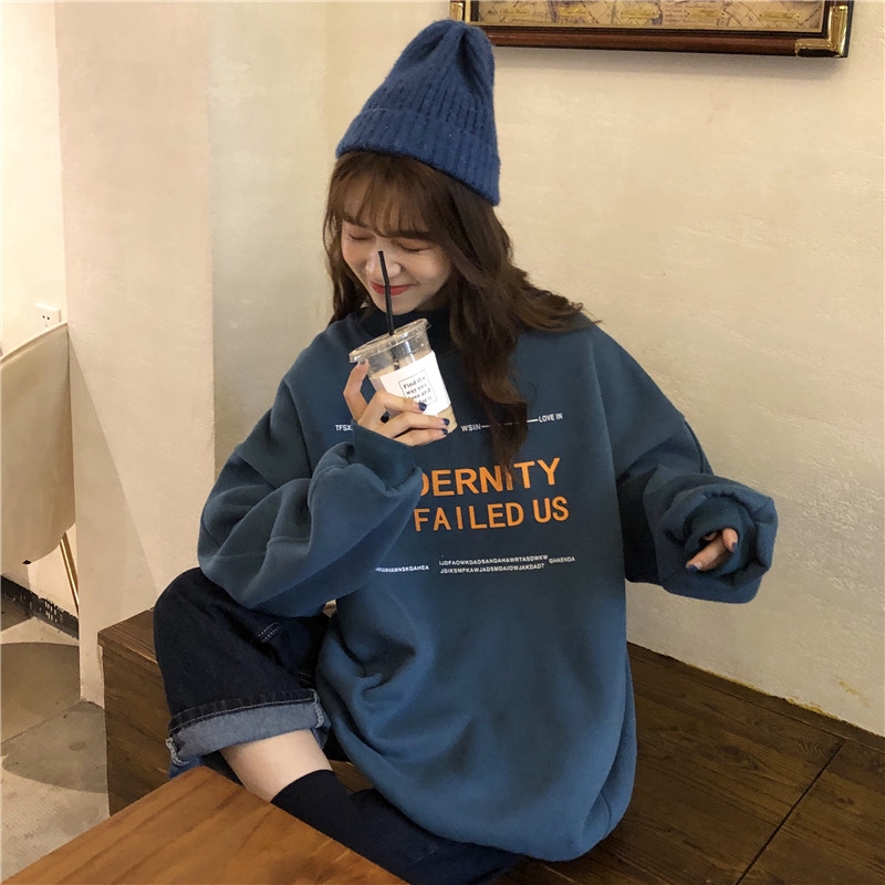 áo hoodie dáng rộng phong cách Hàn Quốc 5 Màu UNISEX | BigBuy360 - bigbuy360.vn