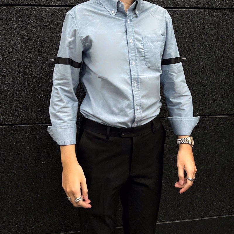 Sơ mi thương hiệu PHNT, cao cấp, vải oxford nhập khẩu