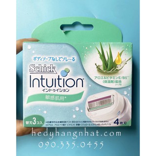 Đầu dao cạo thay thế refill schick intuition bán lẻ 1 cái