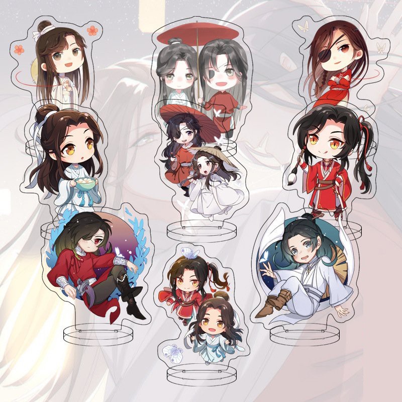 ( 1 cái mini ) Mô hình standee ANIME Naruto One Piece Kimetsu Hanako Miku Bungou Thiên Quan Titan Mob Genshin chibi