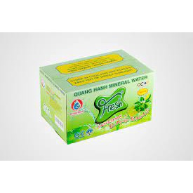 Nước khoáng Quang Hanh Chanh muối Fresh NEW 2023 , Chai 355 ml