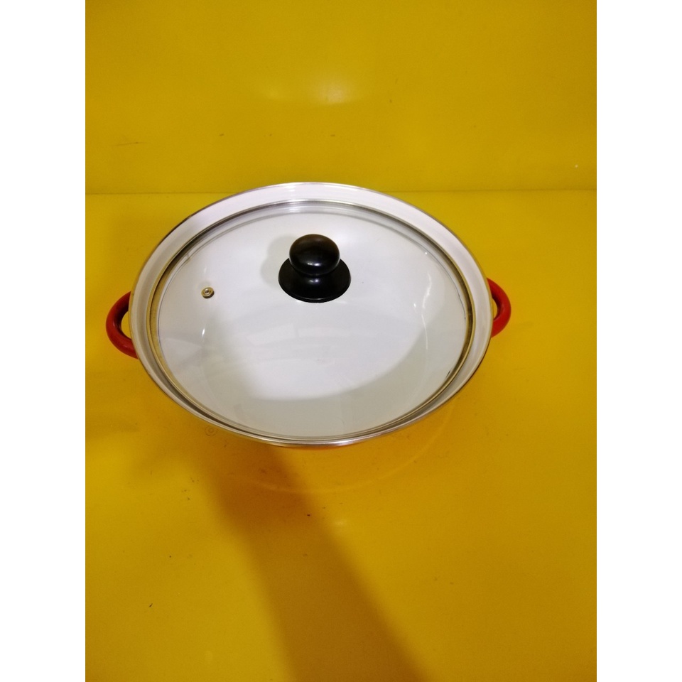 Nồi lẩu men nội địa Nhật, size 29cm, cao 8.5cm (mã 731), Dùng được bếp từ