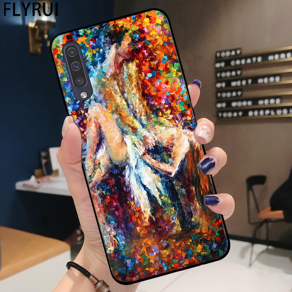 Ốp Điện Thoại Silicon Tpu Mềm Hình Tranh Vẽ Cho Samsung Galaxy S20 S7 Edge S8 Plus S9 Plus S10 Lite S10 Plus S10E