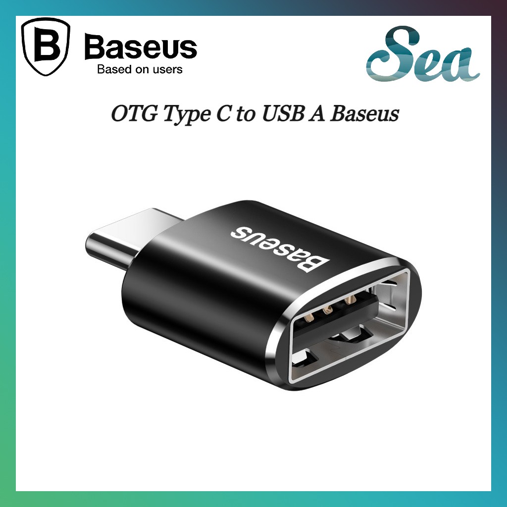 Đầu Chuyển Đổi Usb Type C Otg Baseus Cho Xiaomi Mi 9 Samsung S10 Note 10 Huawei Mate 30 P30 Pro