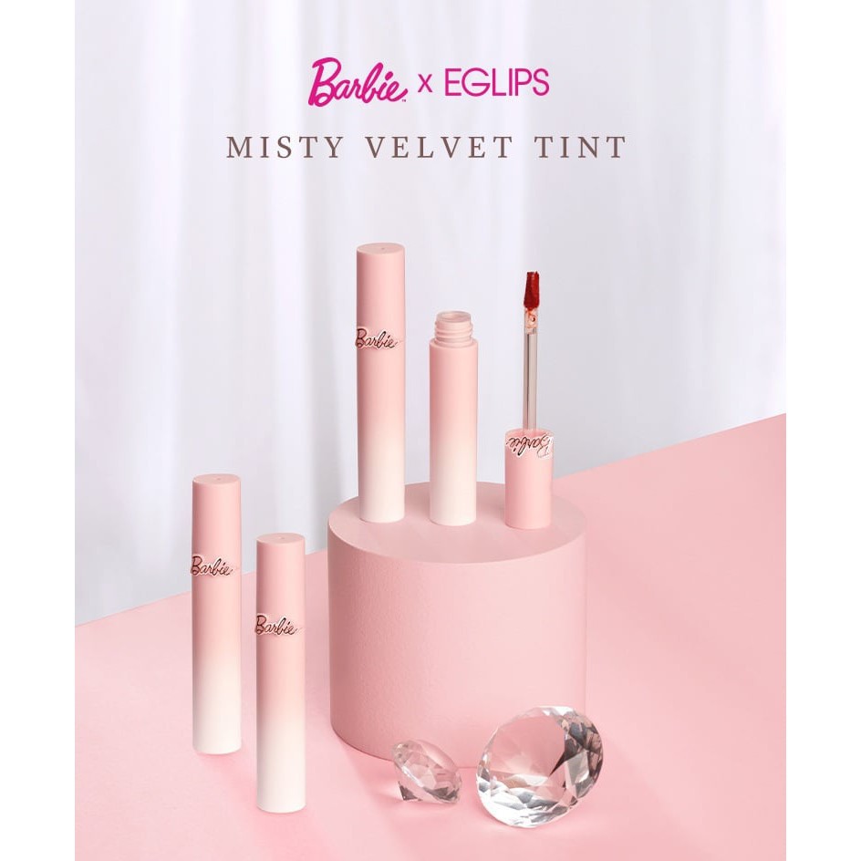 (NSX: tháng 02;03/2020) [Phiên bản giới hạn] Son kem Eglips Misty Velvet Tint - Eglips x Barbie Limited Edition 4,3g