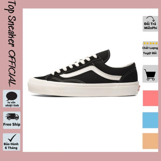 Giày Vans Vault Old Skool Nam Nữ Cổ Thấp, Giày Vans Caro Đen Trắng Full Box Bill