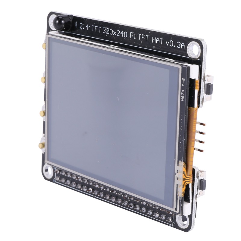 Nắp Chụp Màn Hình Lcd 2.4 Inch 320x240 Tft Với Cảm Biến Ir Cho Raspberry Pi 4b / 3b / 2b + /