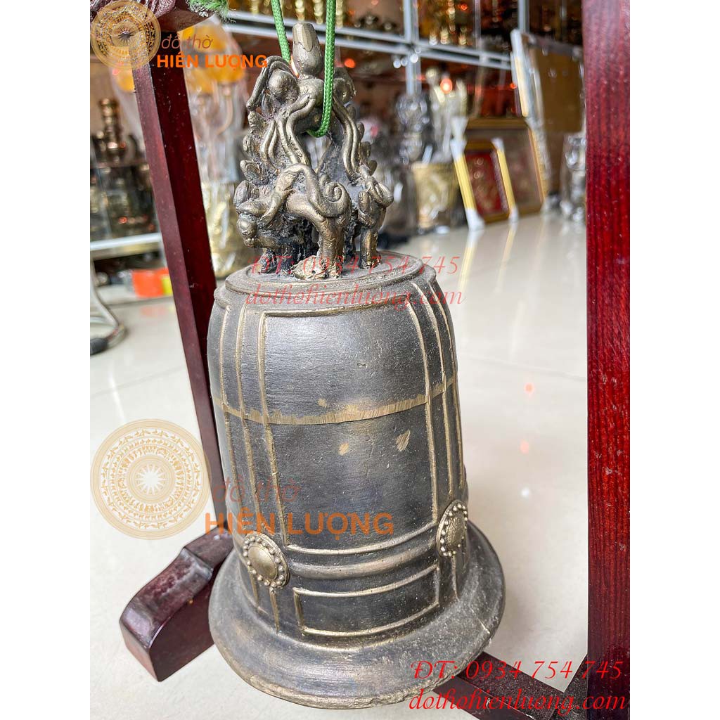 Chuông Treo Bằng Đồng Đúc - Chuông Đồng Đúc Có Giá Treo