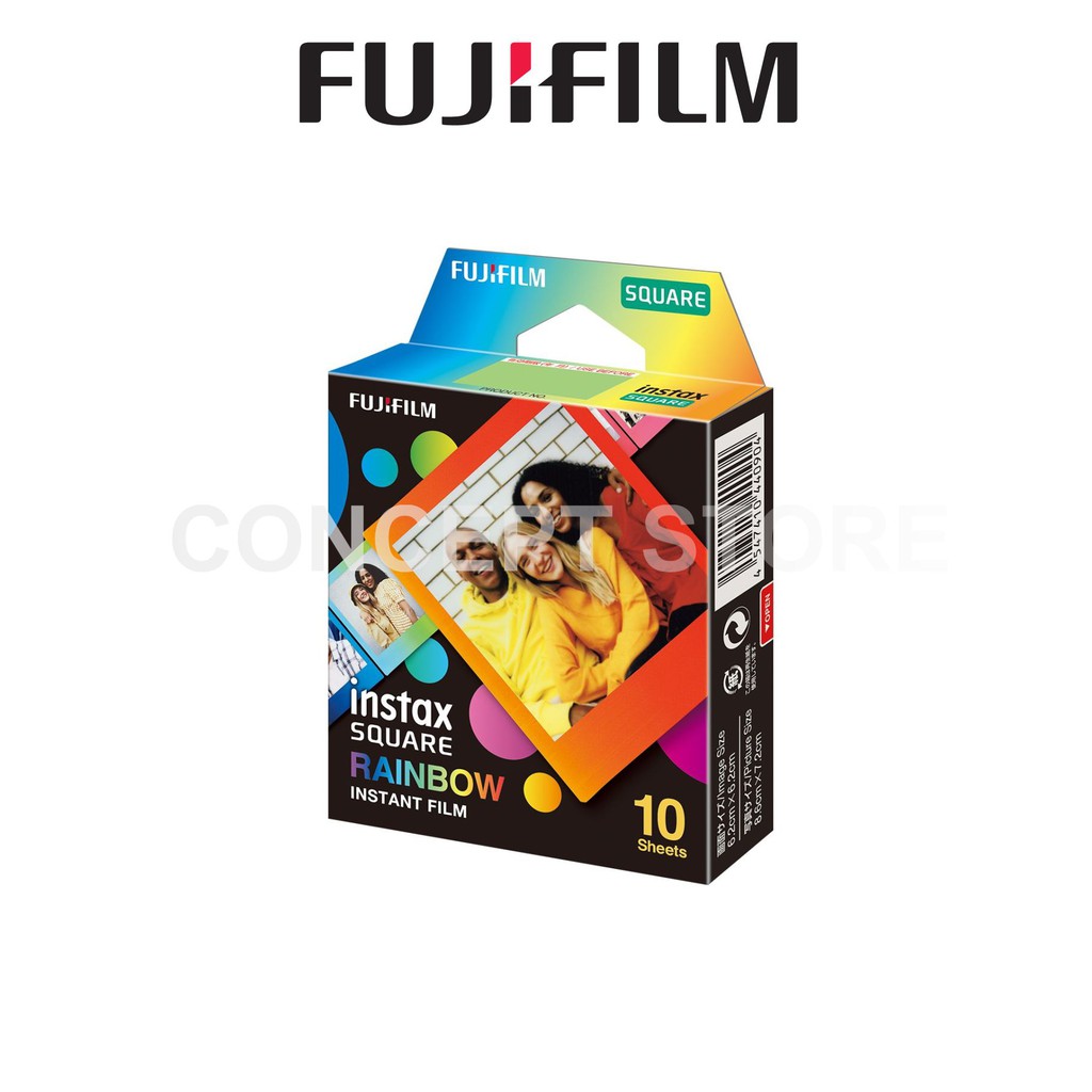 Fujifilm Giấy Vuông Màu Cầu Vồng Cho Máy Ảnh Fujifilm